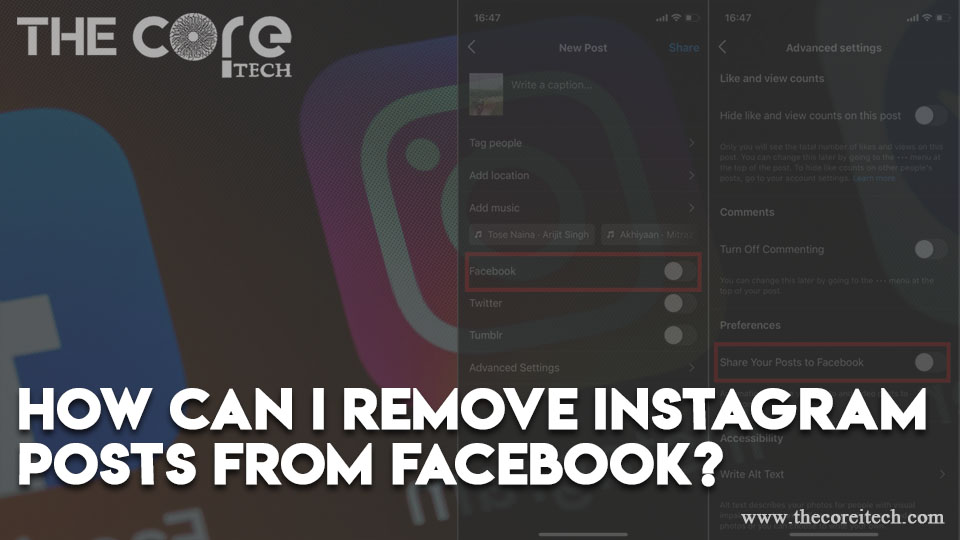 How can I Remove Instagram Posts from Facebook?