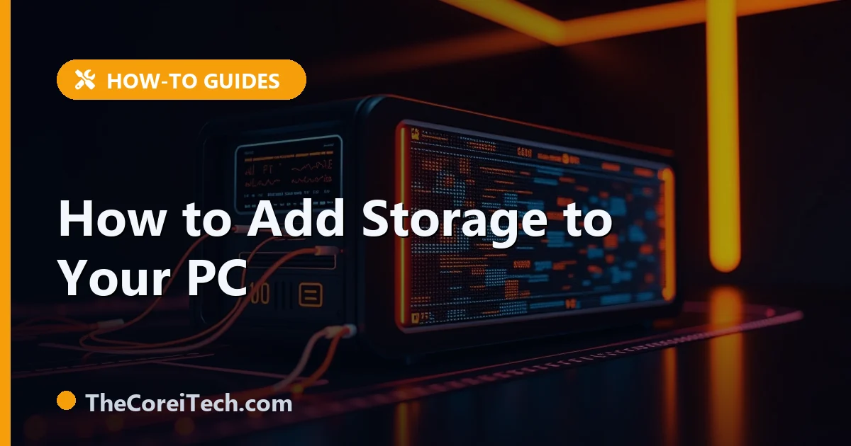 How to Add More Storage to Your PC: Drives and Options