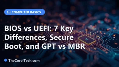 BIOS vs UEFI: 7 Key Differences, Secure Boot, and GPT vs MBR - TheCoreiTech.com