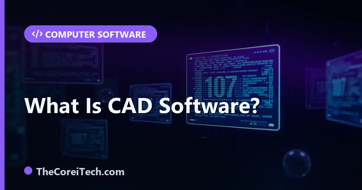 What Is CAD Software? Computer-Aided Design Explained