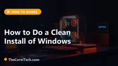 How to Do a Clean Install of Windows - TheCoreiTech.com