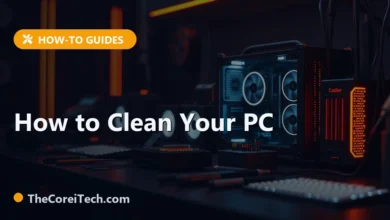 How to Clean Your PC - TheCoreiTech.com
