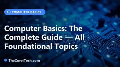 Computer Basics: The Complete Guide — All Foundational Topics - TheCoreiTech.com