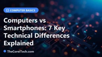 Computers vs Smartphones: 7 Key Technical Differences Explained - TheCoreiTech.com
