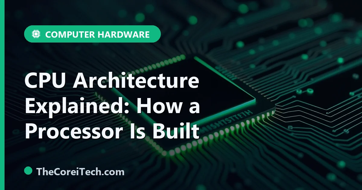 CPU Architecture Explained: Cores, Cache & Pipelines