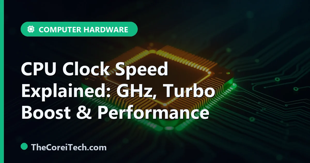 Cpu Model Speed CPU Clock Speed Explained: What GHz Really Means