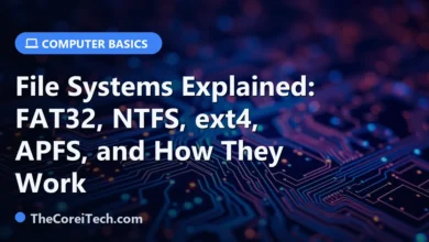 File Systems Explained: FAT32, NTFS, ext4, APFS, and How They Work - TheCoreiTech.com
