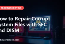 How to Repair Corrupt System Files with SFC and DISM - TheCoreiTech.com