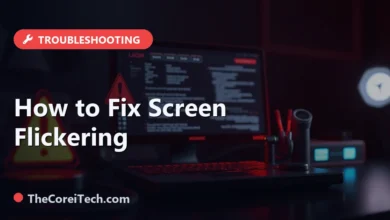How to Fix Screen Flickering - TheCoreiTech.com