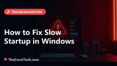 How to Fix Slow Startup in Windows - TheCoreiTech.com
