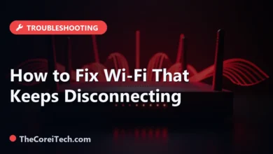 How to Fix Wi-Fi That Keeps Disconnecting - TheCoreiTech.com