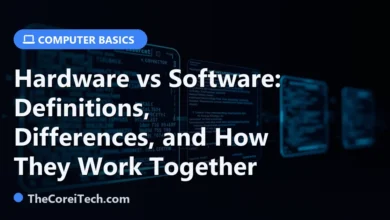 Hardware vs Software: Definitions, Differences, and How They Work Together - TheCoreiTech.com