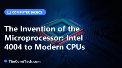 The Invention of the Microprocessor: Intel 4004 to Modern CPUs - TheCoreiTech.com