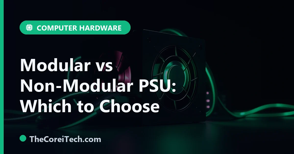 Modular Vs Non Modular Router Modular vs Non-Modular PSU: Cables, Airflow & Cost