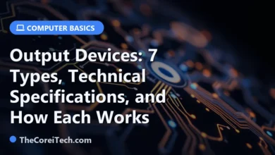 Output Devices: 7 Types, Technical Specifications, and How Each Works - TheCoreiTech.com