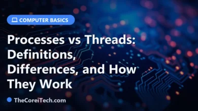 Processes vs Threads: Definitions, Differences, and How They Work - TheCoreiTech.com