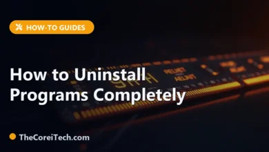 How to Uninstall Programs Completely - TheCoreiTech.com