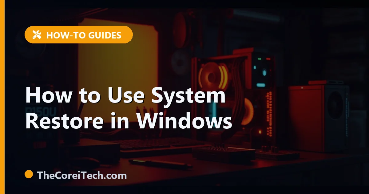 How To Use System How to Use System Restore in Windows: Full Guide