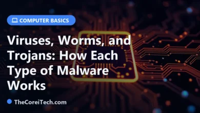 Viruses, Worms, and Trojans: How Each Type of Malware Works - TheCoreiTech.com