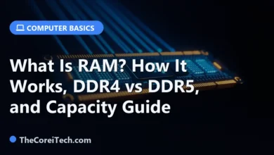 What Is RAM? How It Works, DDR4 vs DDR5, and Capacity Guide - TheCoreiTech.com