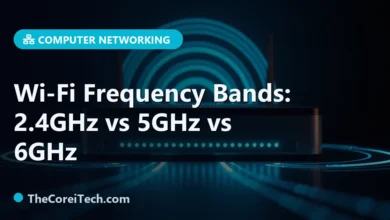 Wi-Fi Frequency Bands: 2.4GHz vs 5GHz vs 6GHz - TheCoreiTech.com