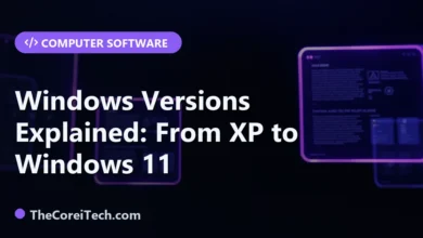 Windows Versions Explained: From XP to Windows 11 - TheCoreiTech.com