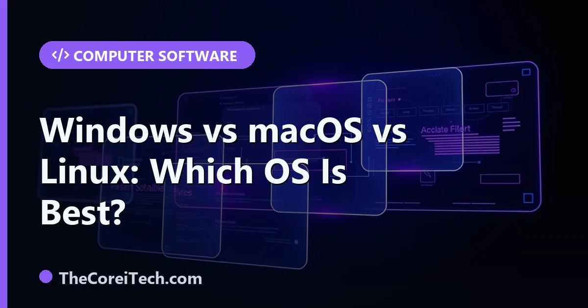 Windows vs macOS vs Linux: Full OS Comparison