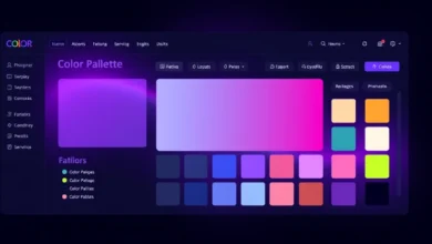 Color Palette Generator - free online tool by The Core IT Tech