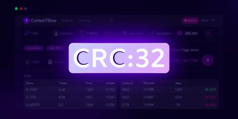 CRC32 Checksum Calculator - free online tool by The Core IT Tech