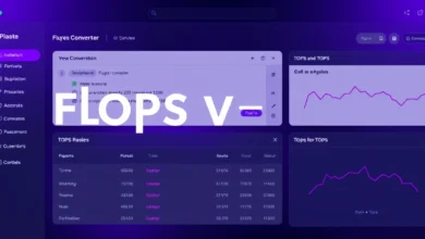 FLOPS and TOPS Converter and Reference - free online tool by The Core IT Tech