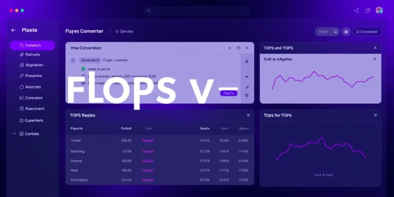 FLOPS and TOPS Converter and Reference - free online tool by The Core IT Tech