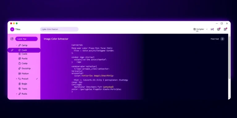 Image Color Extractor - free online tool by The Core IT Tech