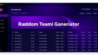 Random Team Generator - free online tool by The Core IT Tech