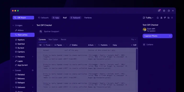 Text Diff Checker - free online tool by The Core IT Tech