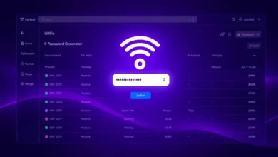 Wi-Fi Password Generator - free online tool by The Core IT Tech