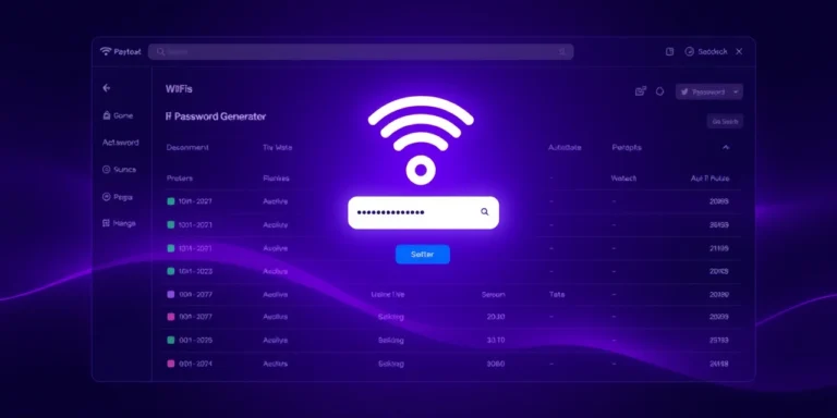 Wi-Fi Password Generator - free online tool by The Core IT Tech